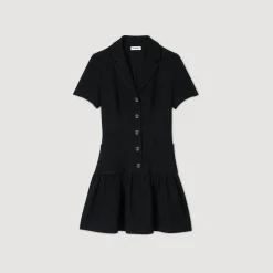 Femme SANDRO Robe Courte En Tweed