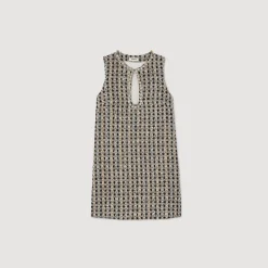 Femme SANDRO Robe Courte En Tweed