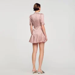 Femme SANDRO Robe Courte Imprimée