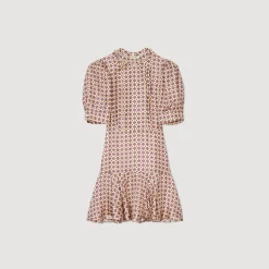 Femme SANDRO Robe Courte Imprimée