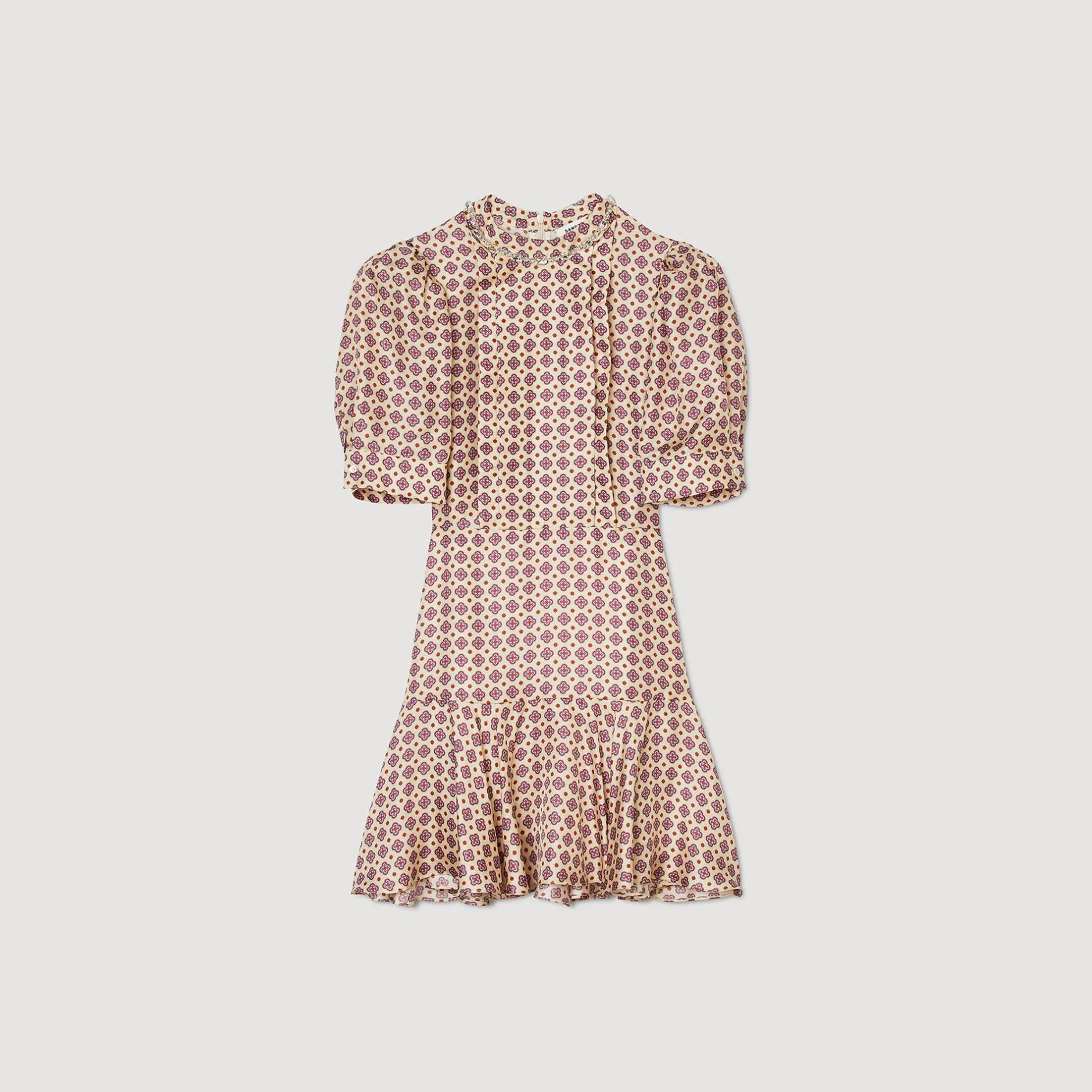 Femme SANDRO Robe Courte Imprimée
