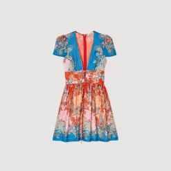 Femme SANDRO Robe Courte Imprimée