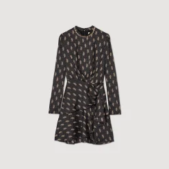 Femme SANDRO Robe Courte Imprimée
