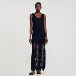Femme SANDRO Robe En Crochet