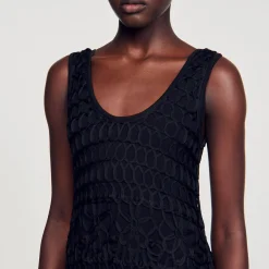 Femme SANDRO Robe En Crochet