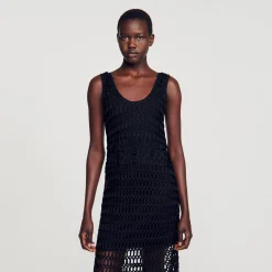 Femme SANDRO Robe En Crochet