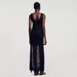 Femme SANDRO Robe En Crochet