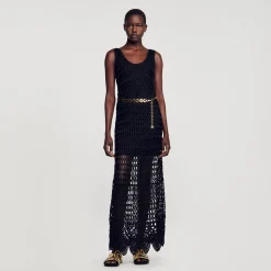 Femme SANDRO Robe En Crochet