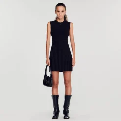 Femme SANDRO Robe En Maille