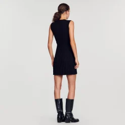 Femme SANDRO Robe En Maille