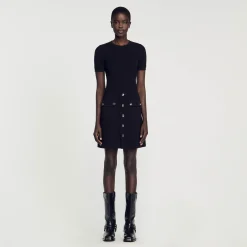 Femme SANDRO Robe En Maille
