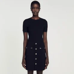 Femme SANDRO Robe En Maille