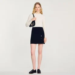 Femme SANDRO Robe En Maille