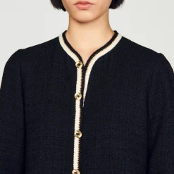 Femme SANDRO Robe En Tweed