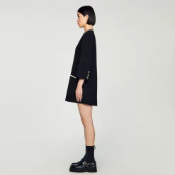 Femme SANDRO Robe En Tweed