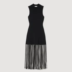 Femme SANDRO Robe Frangée