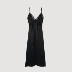Femme SANDRO Robe Longue Dentelle