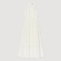 Femme SANDRO Robe Longue En Lin