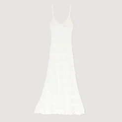 Femme SANDRO Robe Longue En Maille