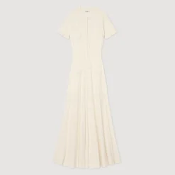 Femme SANDRO Robe Longue En Maille