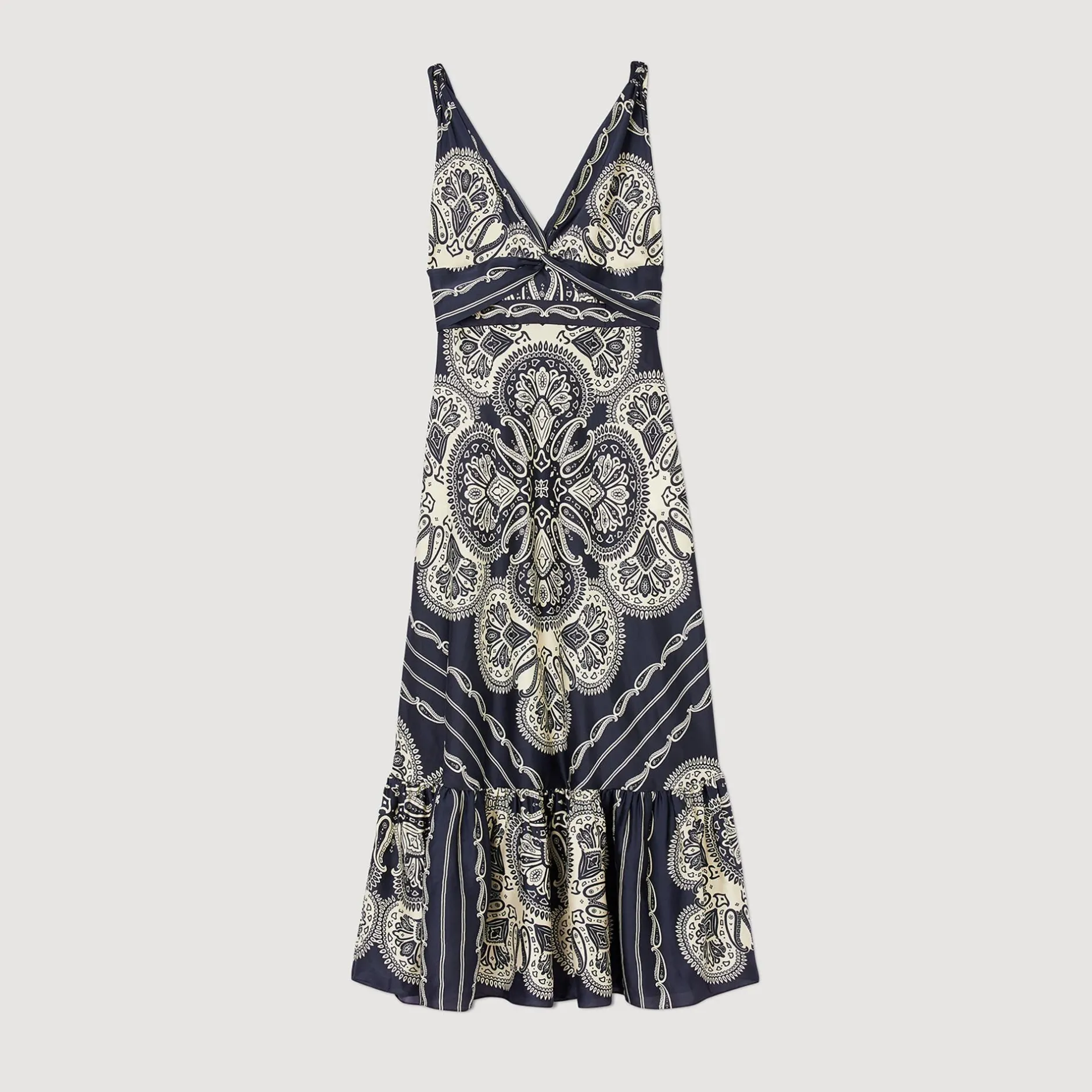 Femme SANDRO Robe Longue Imprimée