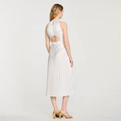 Femme SANDRO Robe Longue Plissée
