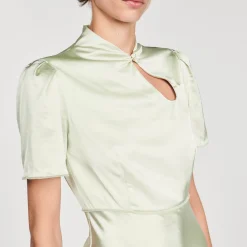 Femme SANDRO Robe Longue Satinée