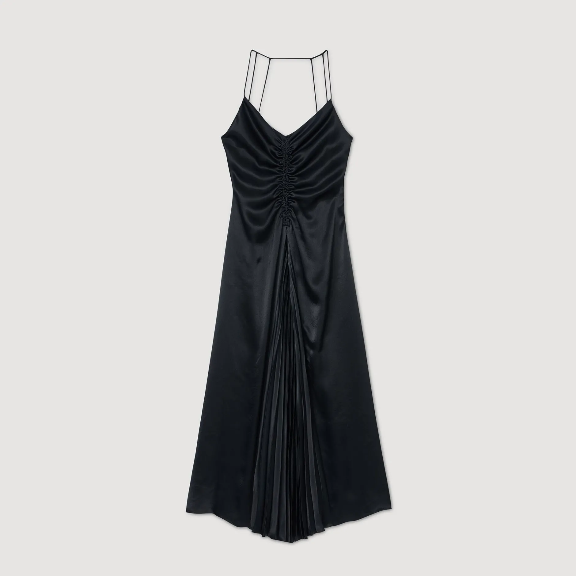 Femme SANDRO Robe Longue Satinée