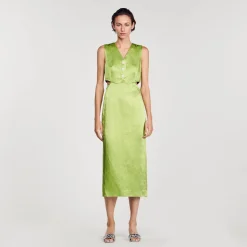 Femme SANDRO Robe Midi 2 En 1
