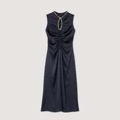 Femme SANDRO Robe Midi à Strass