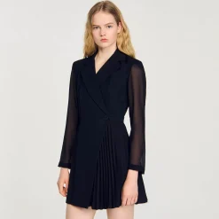Femme SANDRO Robe Portefeuille