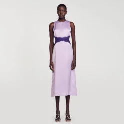 Femme SANDRO Robe Satinée