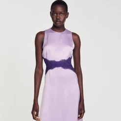 Femme SANDRO Robe Satinée