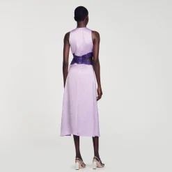 Femme SANDRO Robe Satinée