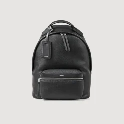 Homme SANDRO Sac à Dos En Toile Enduite