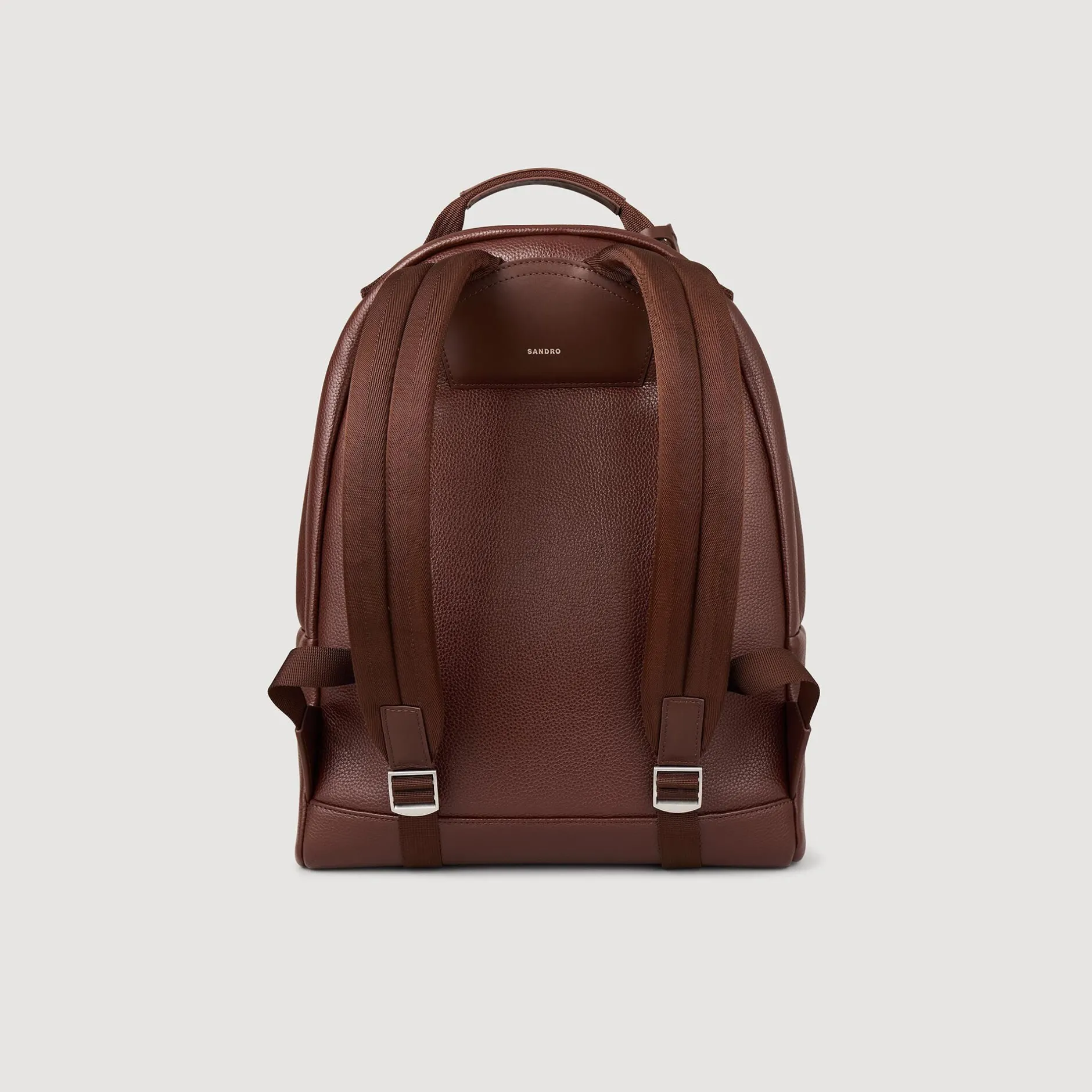 Homme SANDRO Sac à Dos En Toile Enduite