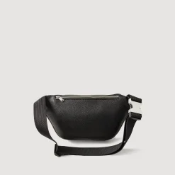 Homme SANDRO Sac Banane En Toile Enduite
