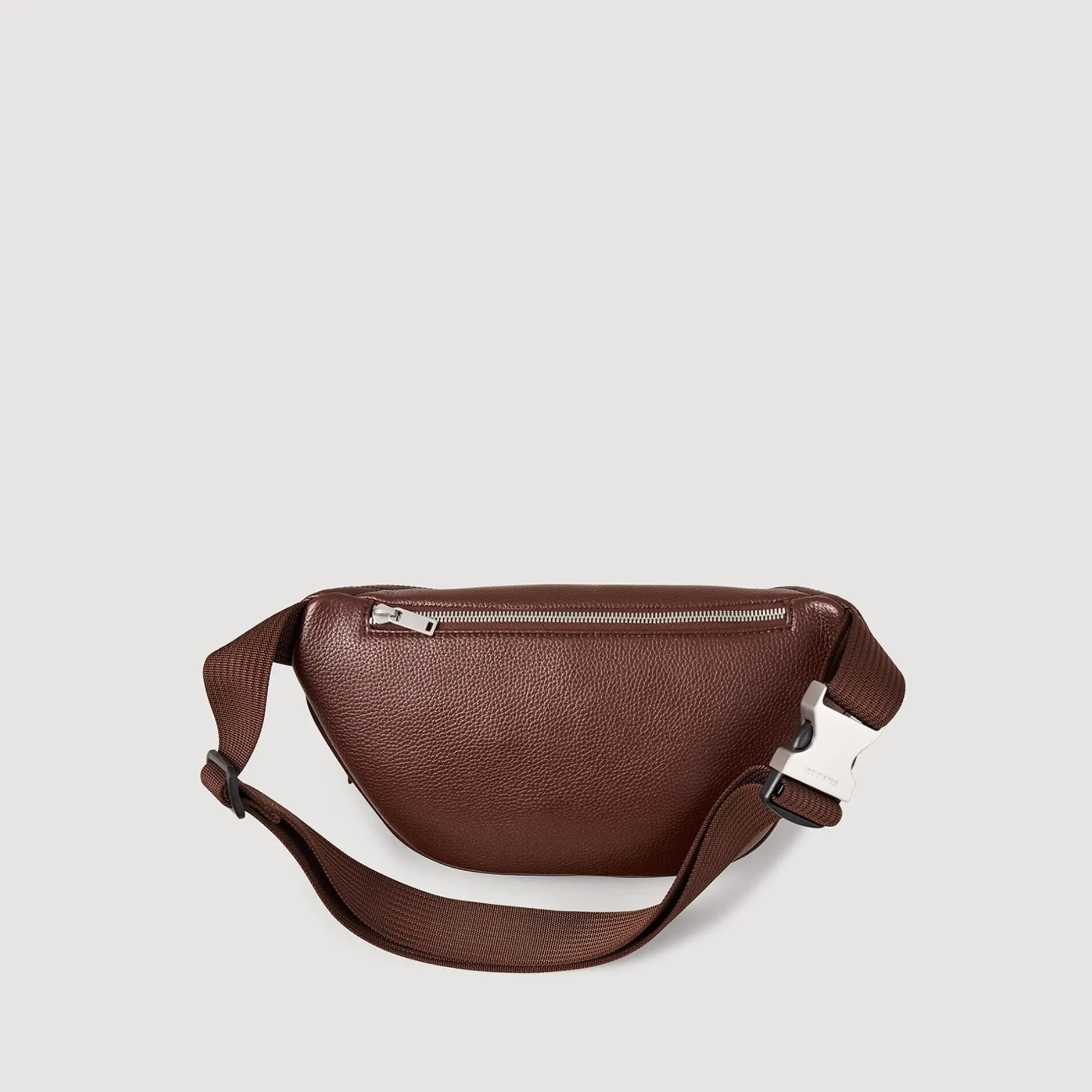 Homme SANDRO Sac Banane En Toile Enduite