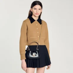 Femme SANDRO Sac Janet Mini à Chaînes