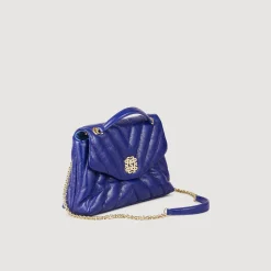 Femme SANDRO Sac Mila En Cuir Grainé Matelassé