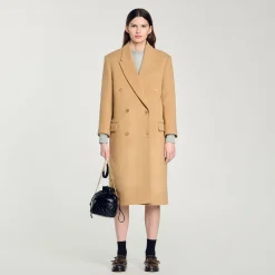 Femme SANDRO Sac Seau Le Bonbon En Cuir Matelassé