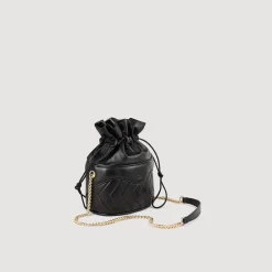 Femme SANDRO Sac Seau Le Bonbon En Cuir Matelassé