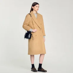 Femme SANDRO Sac Seau Le Bonbon En Cuir Matelassé