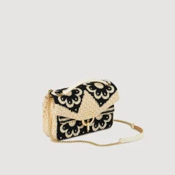 Femme SANDRO Sac Yza En Crochet Bicolore