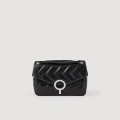 Femme SANDRO Sac Yza En Cuir D'une Tannerie Certifiée