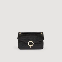 Femme SANDRO Sac Yza En Cuir D'une Tannerie Certifiée