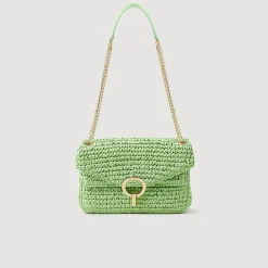 Femme SANDRO Sac YZA En Raphia