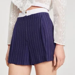 Femme SANDRO Short à Rayures