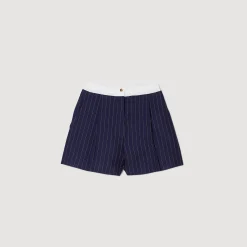 Femme SANDRO Short à Rayures