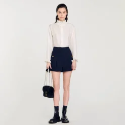 Femme SANDRO Short à Revers